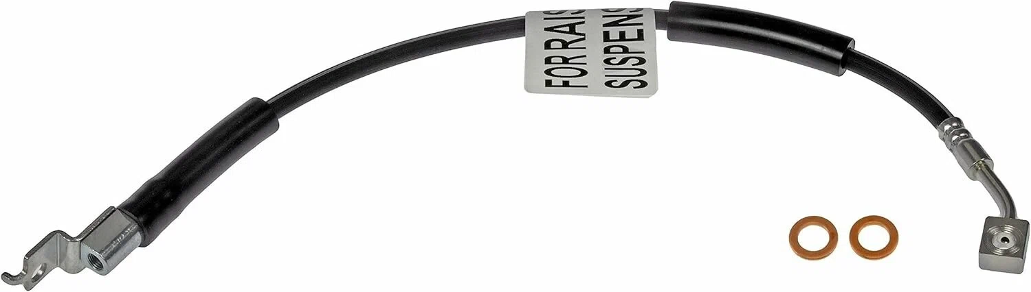 1997-2006 Jeep Wrangler w_ Lift Brake Hose Right Front Rubber FLH622065